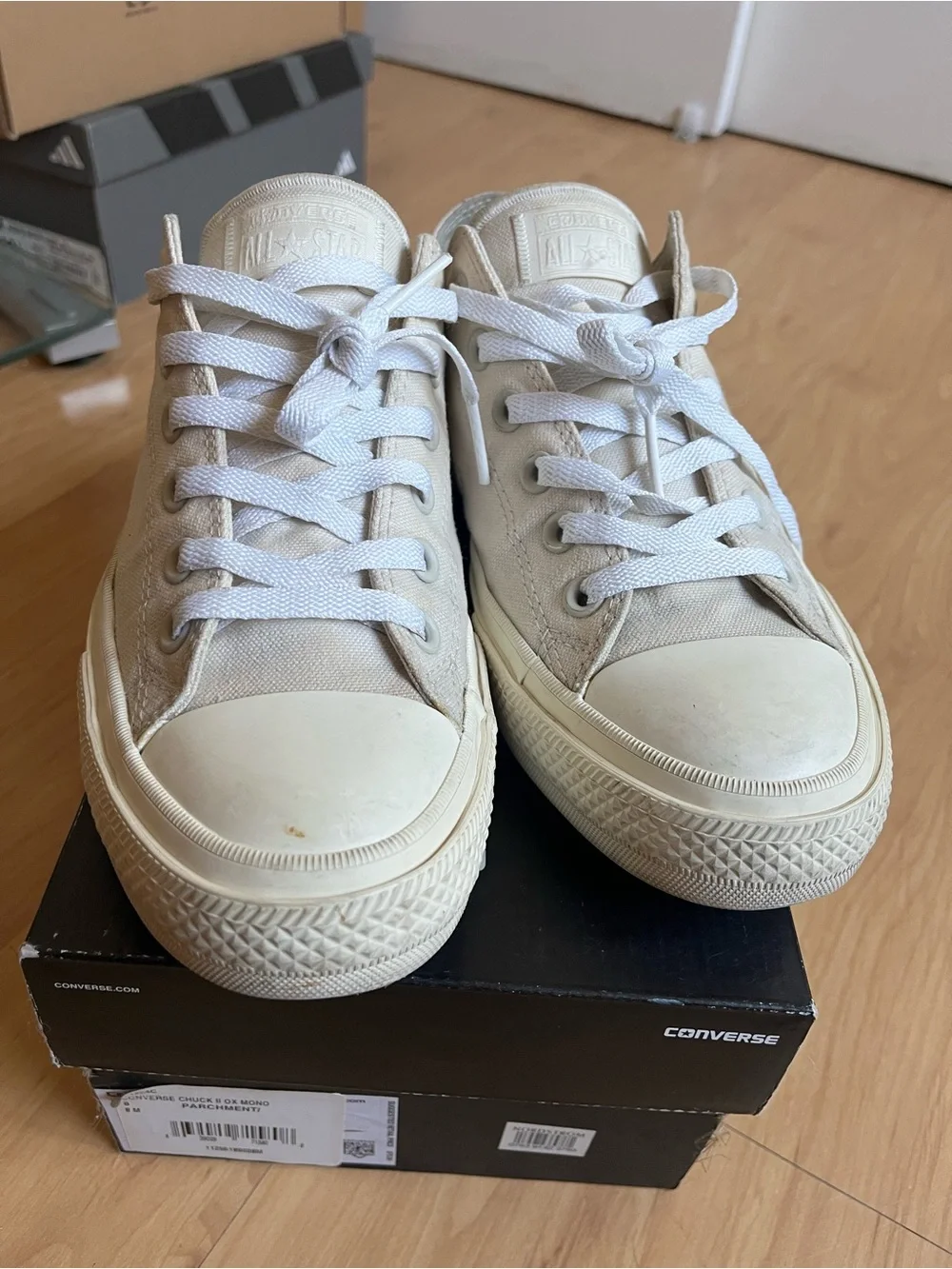Converse Chuck Taylor II 2 in Parchment/Off-White 8 - Picture 3 of 16